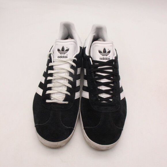 Adidas Originals Gazelle Men's Size 11.5 Black White Athletic Suede Sneakers - Picture 2 of 9